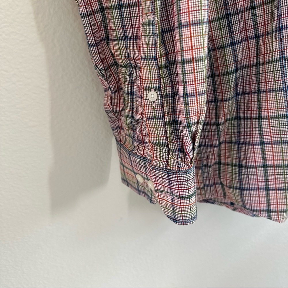 Classic Multicolor Plaid Men's Shirt - Picture 9 of 10